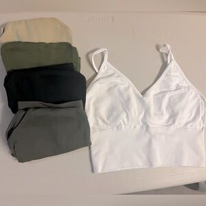 Girls Who Lift Bralettes, Size small, Brand New; SET OF 5 SOLD TOGETHER